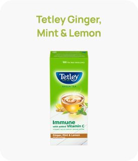 tetley ginger mint and lemon