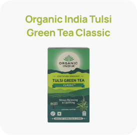 organicindia tulsi green tea