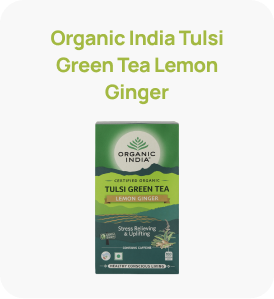 organicindia tulsi lemon ginger